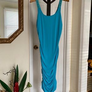 VERSACE buckle-strap dress(size12)
